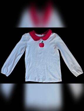 Size 6 Gymboree Apple Applique Top